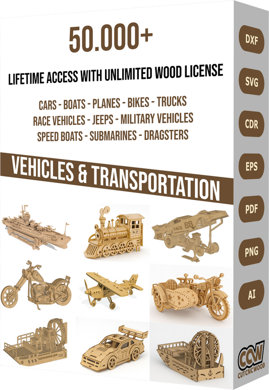 500,000+ Wood & CNC Cut File Megabundle — Ultimate Laser & Router Design Library