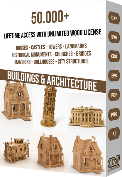500,000+ Wood & CNC Cut File Megabundle — Ultimate Laser & Router Design Library