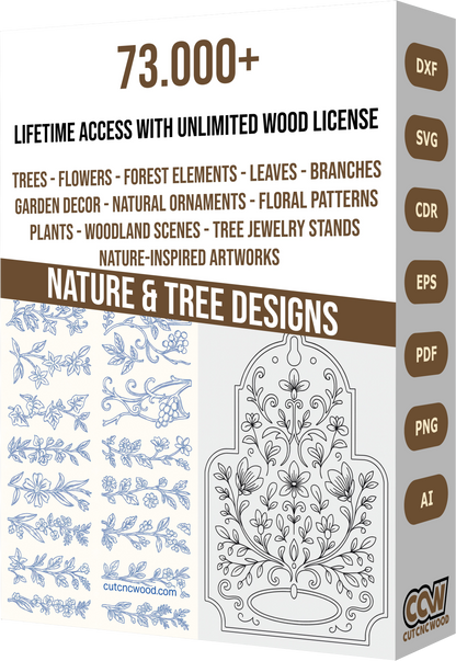 500,000+ Wood & CNC Cut File Megabundle — Ultimate Laser & Router Design Library