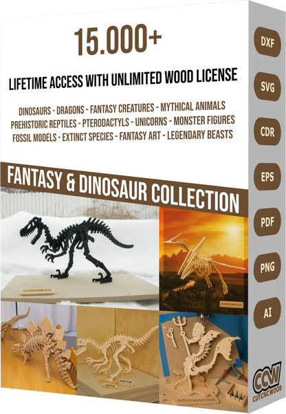 500,000+ Wood & CNC Cut File Megabundle — Ultimate Laser & Router Design Library