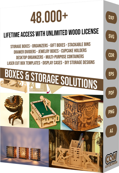 500,000+ Wood & CNC Cut File Megabundle — Ultimate Laser & Router Design Library