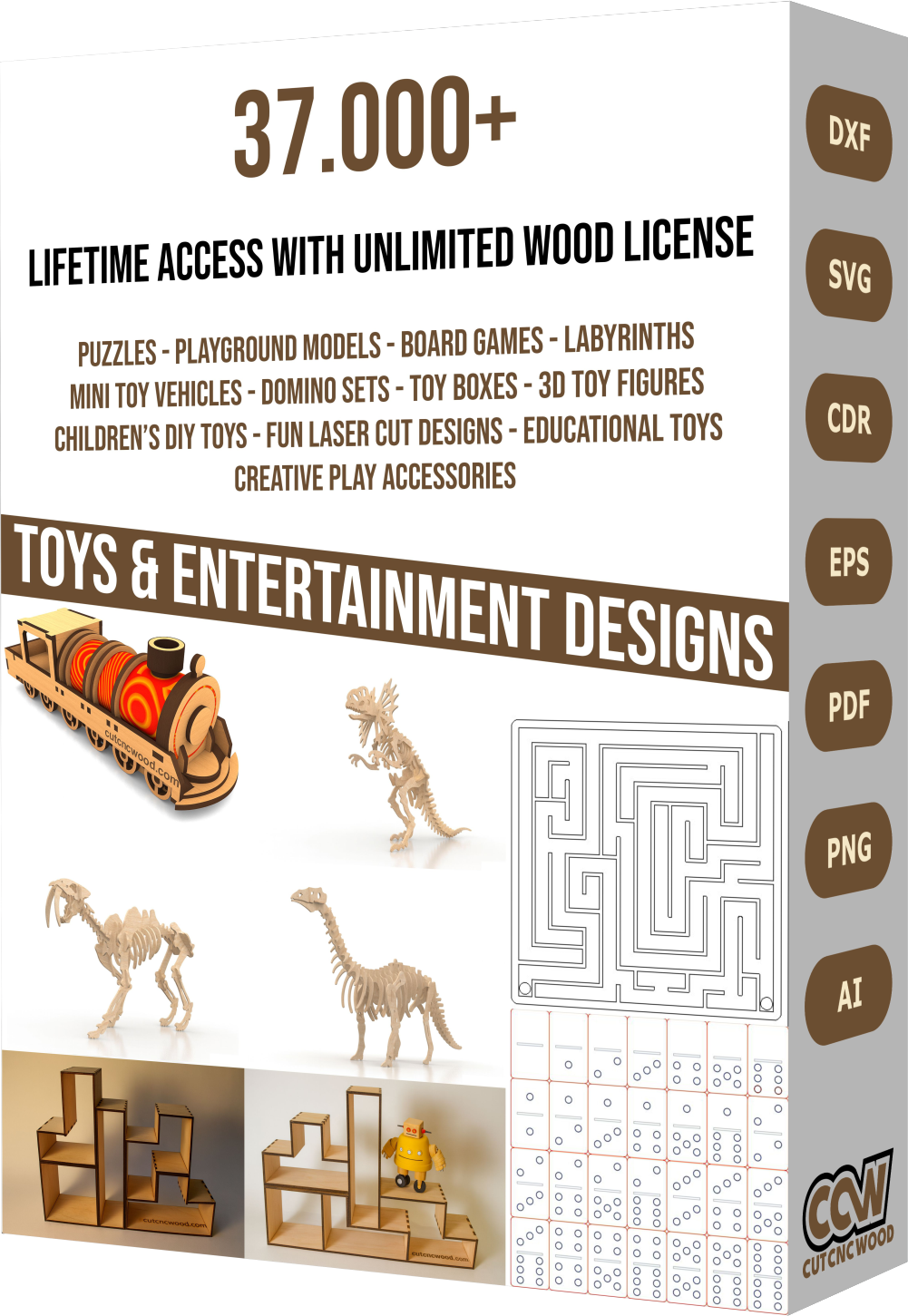 500,000+ Wood & CNC Cut File Megabundle — Ultimate Laser & Router Design Library