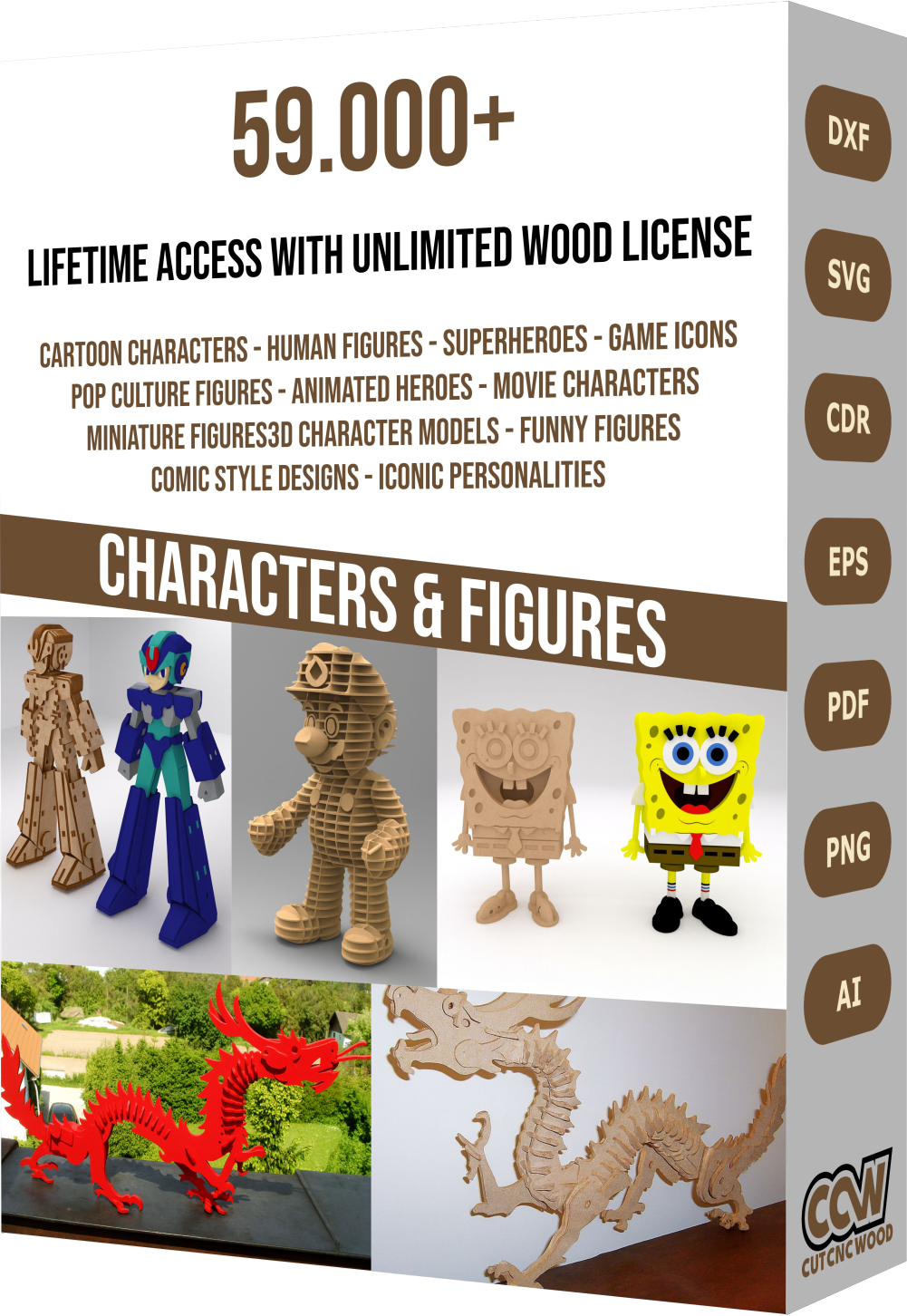 500,000+ Wood & CNC Cut File Megabundle — Ultimate Laser & Router Design Library