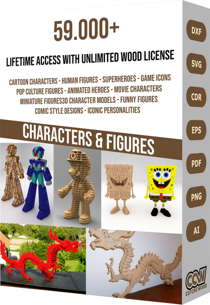 500,000+ Wood & CNC Cut File Megabundle — Ultimate Laser & Router Design Library